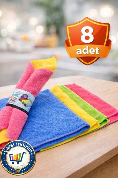 nistabolje 8 τεμάχια ύφασμα μικροϊνών γενικής χρήσης ύφασμα καθαρισμού πολλαπ...