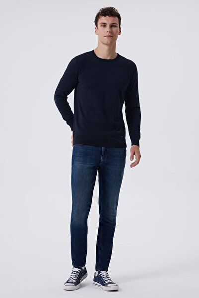 Lee Cooper Marten Men's O Neck Sweater Navy Blue