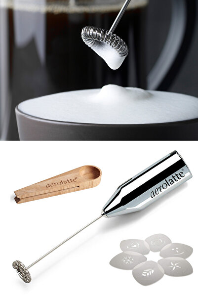 aerolatte Home Barista Kiti – Kahve/Süt Köpürtücü/ Cappuccino Artist/Klipsli ...