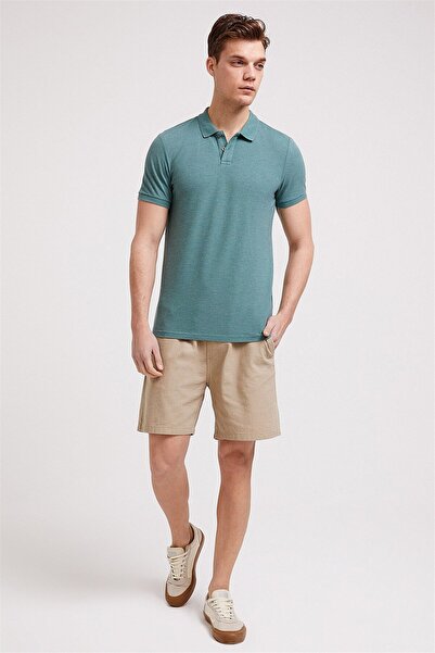 Lee Cooper Miless Erkek Polo Yaka T-Shirt Yeşil