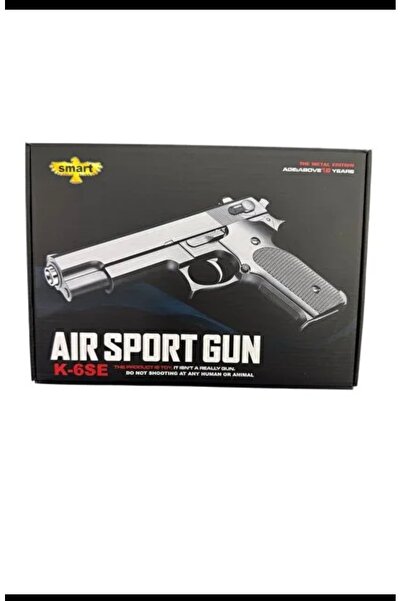 Smart Metal Susturuculu Oyuncak Tabanca – Air Sport Gun K-6SE