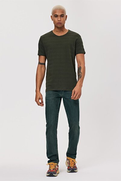 Lee Cooper تي شيرت رجالي من Baines مصنوع من القطن بنسبة 100% برقبة دائرية بال...