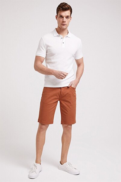 Lee Cooper تي شيرت تايلين رجالي 100% قطن بياقة بولو باللون الأبيض الفاتح