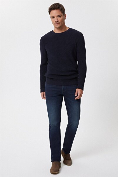 Lee Cooper Clayton Men's Crew Neck Sweater Navy Blue