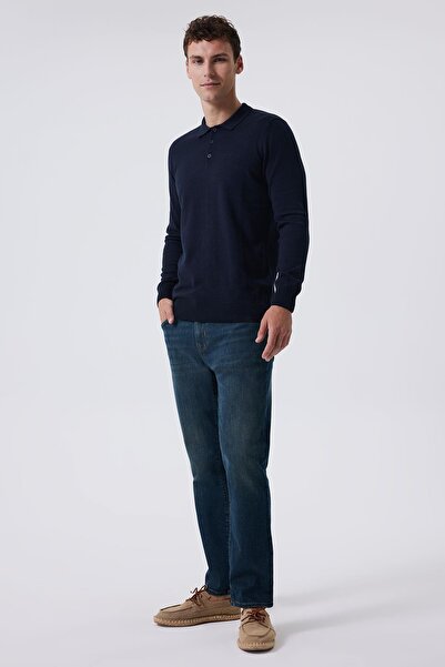 Lee Cooper Gıno Men's Sweater Navy Blue