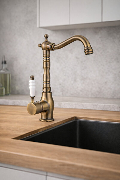 banyosepeti صنبور حمام فالنت العتيق – 360 °   أنبوب دوار، موفر للمياه