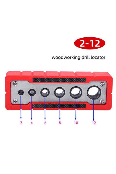 Choice 2mm-12mm Woodworking Drill Locator Drilling Jig Punch Locator Holder D...