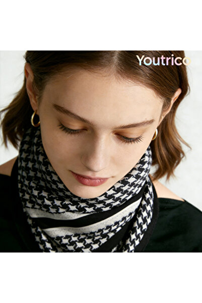 Youtrico وشاح شتوي - إكسسوار ملابس نسائية - دافئ ومريح - 70*70