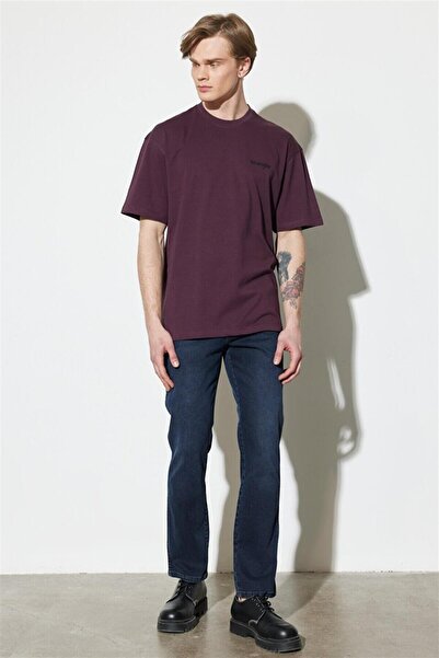 WRANGLER بنطال جينز أزرق قابل للتمدد من تكساس بقصة ضيقة - خصر عادي