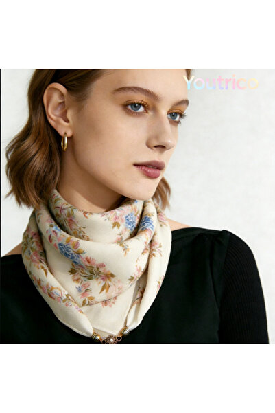 Youtrico وشاح شتوي - إكسسوار ملابس نسائية - دافئ ومريح، صغير ولكنه مريح - 70*70