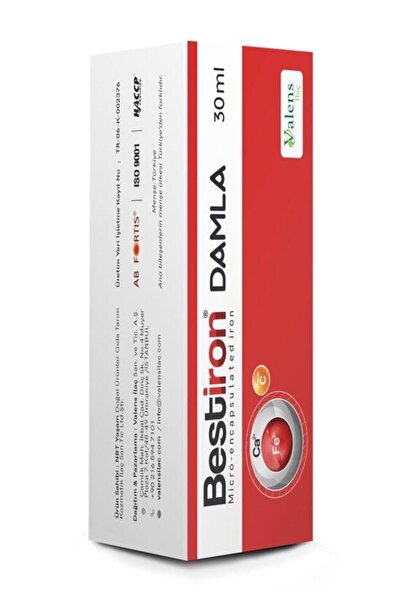 BESTIRON ORAL DROPS, SUPPLEMENTARY FOOD CONTAINING IRON and VITAMIN C 30ml bottle
