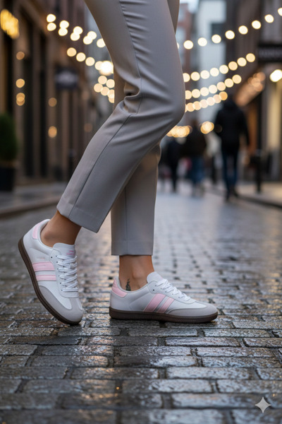 Slazenger ITALY I Γυναικεία αθλητικά παπούτσια casual λευκά / πούδρα