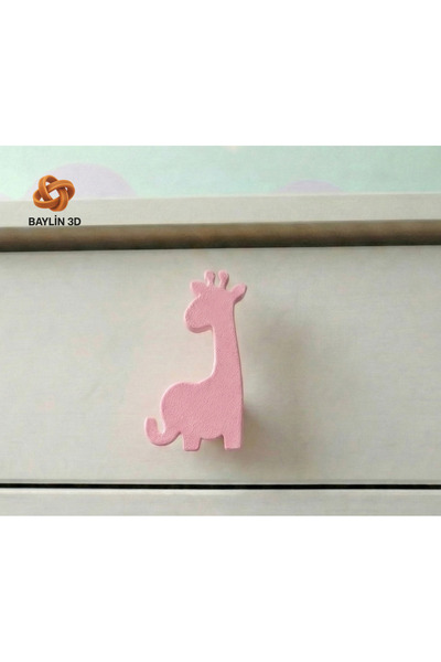 Baylin3D Giraffe Figured Cabinet Handle - Children's Room, Modern and Stylish...
