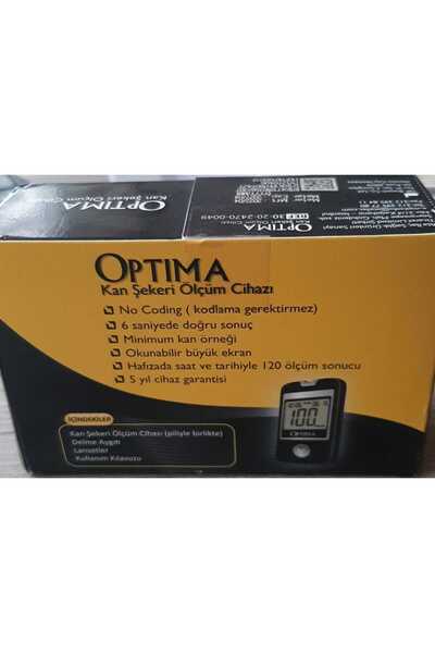 Optima Şeker ölçüm cihazı ve strip