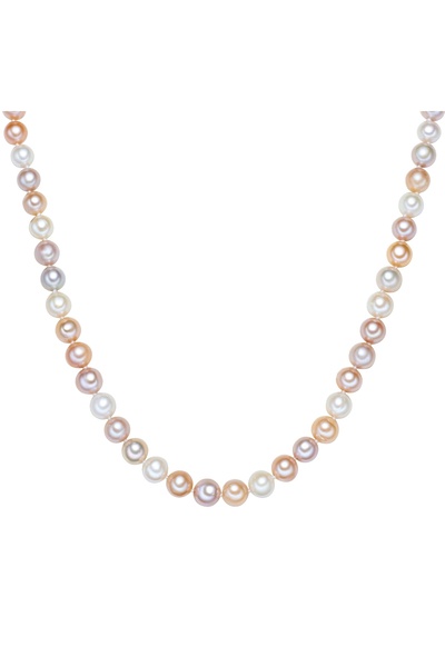 Valero Pearls Perlenhalskette Kette Sterling Silber Süßwasser-Zuchtperle mult...