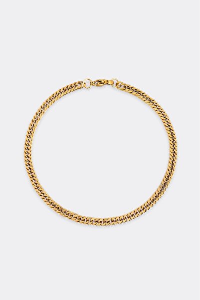 Crupt Studio 4mm Retro Gold Steel Men's Bracelet Ka1052Al