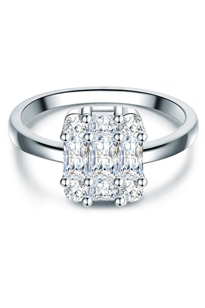 Trilani Silberring Ring Sterling Silber Zirkonia weiß