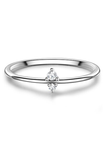 Glanzstücke München Silberring Ring Sterling Silber Zirkonia weiß