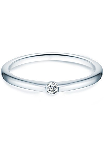 Trilani Silberring Ring Sterling Silber Zirkonia weiß