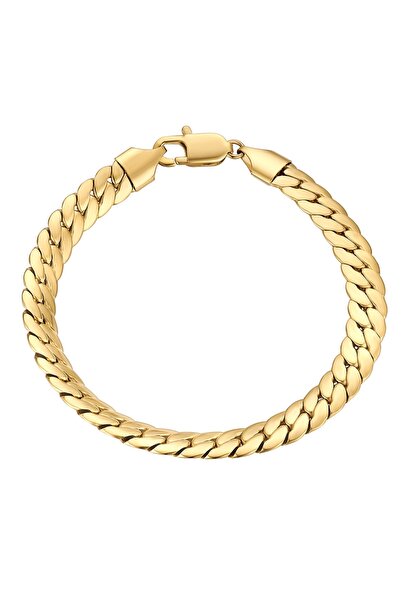 True Rebels Edelstahlarmband Armband Edelstahl gelbgold