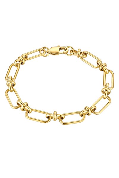 True Rebels Edelstahlarmband Armband Edelstahl gelbgold