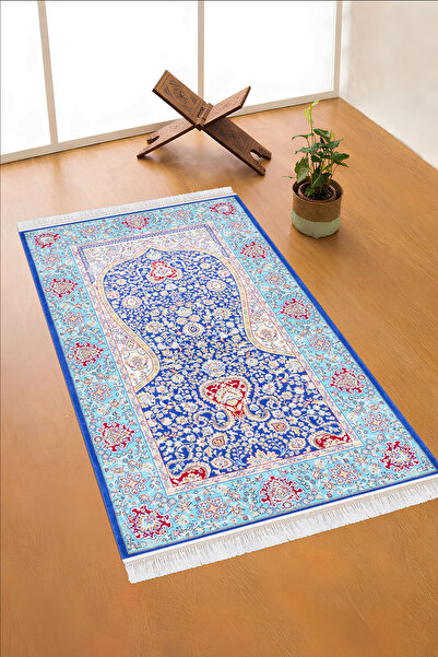 Meta Halı Mt Halı Natural Silk Look Premium Quality Special Woven Prayer Rug