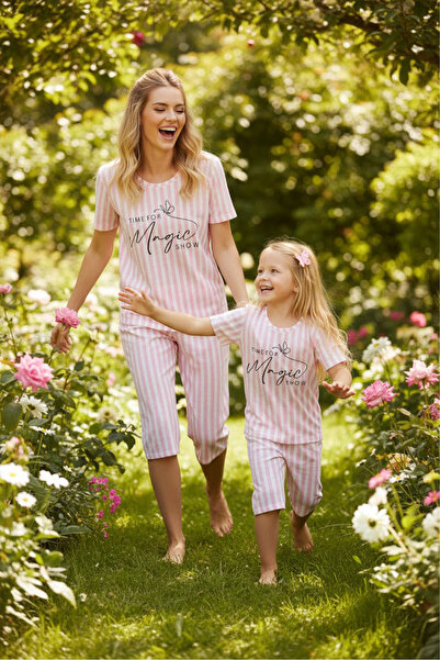 Siyah İnci Set Capri tricotat multicolor