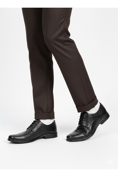 LİCCAS Sezon pentru bărbați - Pantofi legați din piele naturală și talpă din ...