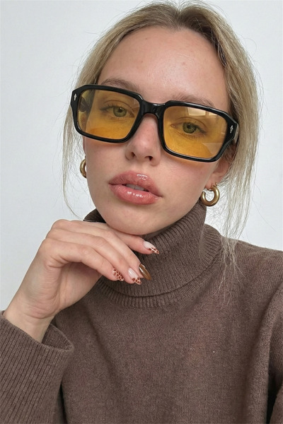 Eyesofia Abelya Siyah Unisex 2025 Yılı Yeni Sezon Güneş Gözlüğü