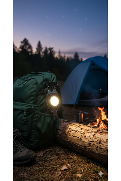 Genel Markalar Çok Fonksiyonlu Anahtarlık Kamp Lambası, Çakmaklı Düdüklü LED ...