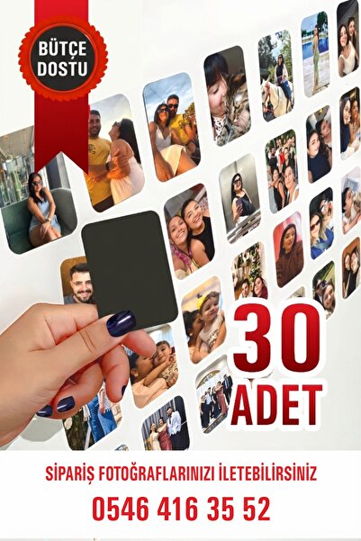 reklamella Kişiye Özel Fotoğraflı Resimli Buzdolabı Magneti (8x6 Cm)