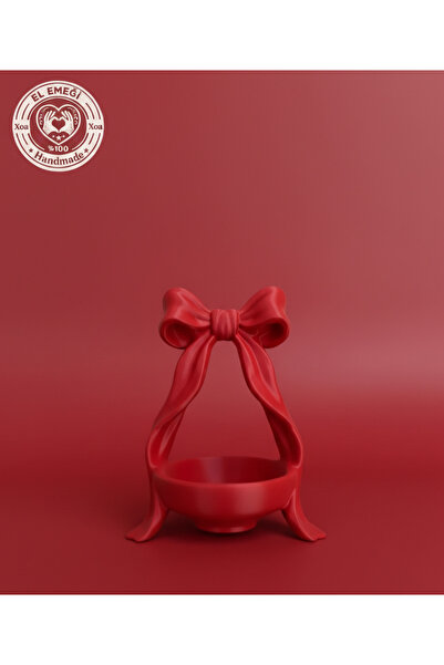 XOA Collection Red Charm – Papyon Figürlü Dekoratif Şekerlik / Lokumluk / Dek...