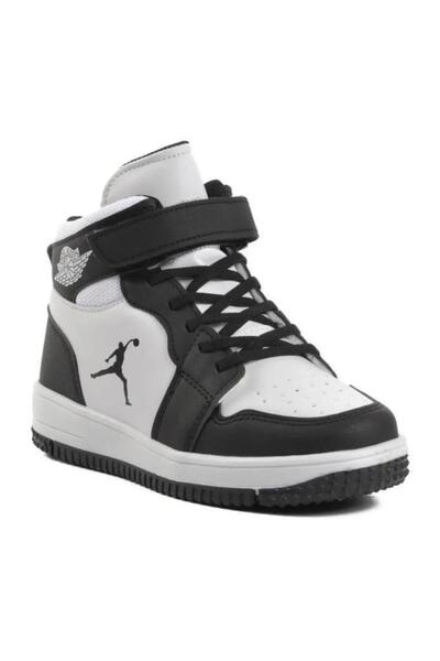 Cool Pantofi de baschet ortopedici pentru copii negri/albi