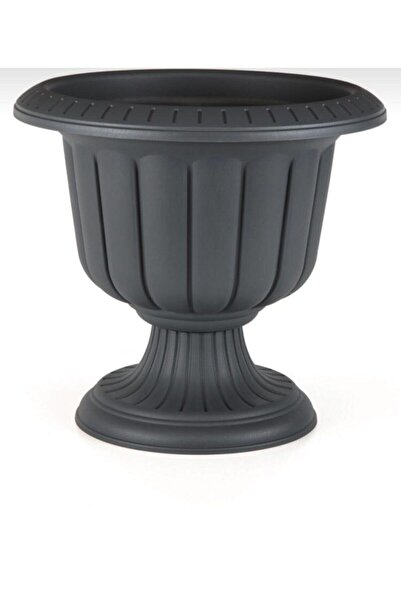 SERİNOVA Znkstore Nergiz Saksı Dekoratif Antrasit Renk 25,3 Lt