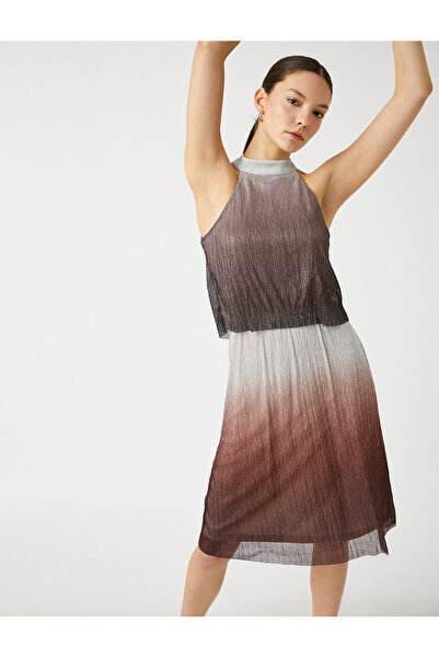 Koton Tylové detailní večerní šaty