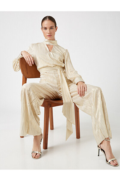 Koton Γυναικεία χρυσή φόρμα 0YAK44474FK