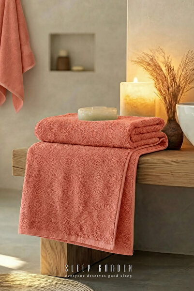 Sleep Garden منشفة حمام ناعمة الملمس مصنوعة من القطن بنسبة 100%، مقاس 90x140 سم