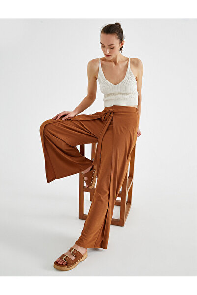 Koton Γυναικείο τζιν ανοιχτό καφέ 3WAL40108IW