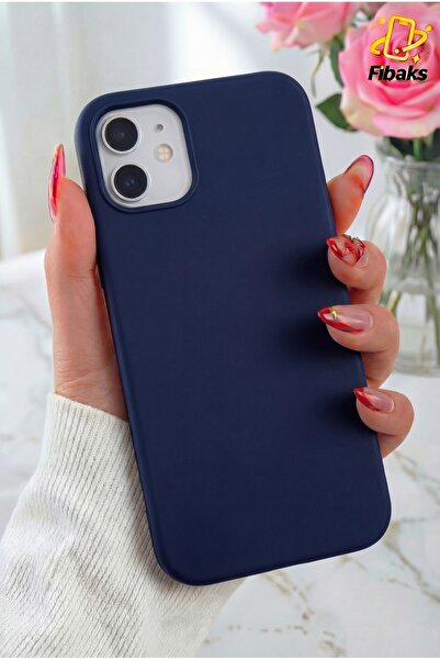 Fibaks غطاء سيليكون سائل ناعم الملمس لهاتف آيفون 11
