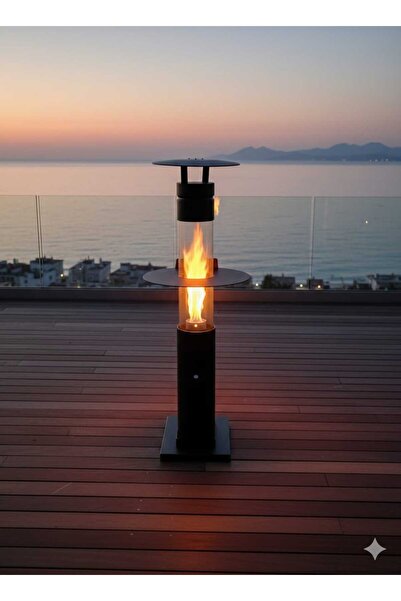 kraker Mini roket tipi pelet soba tepsili 40 cm