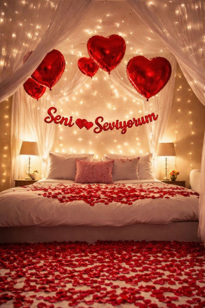 Baloncu Dede بالون على شكل قلب لتزيين عيد الحب، مادة لتزيين عيد الزواج، مادة ...