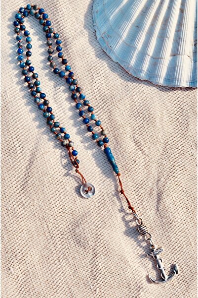 CAPO by Aytaç Yamaç طقم قلادة ومجوهرات بطابع اللازورد والبحر - وضوح عقلي وتنو...