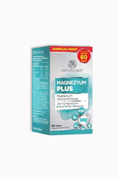 Naturalnest STD Naturalnest Magnezyum Plus 60 Tablet ( TEKLİDİR )