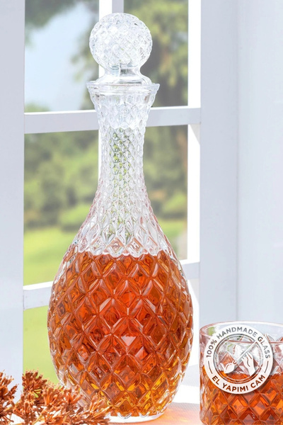 Glamis Selen Concept Isis Model El Yapımı Cam Kapaklı Sürahi