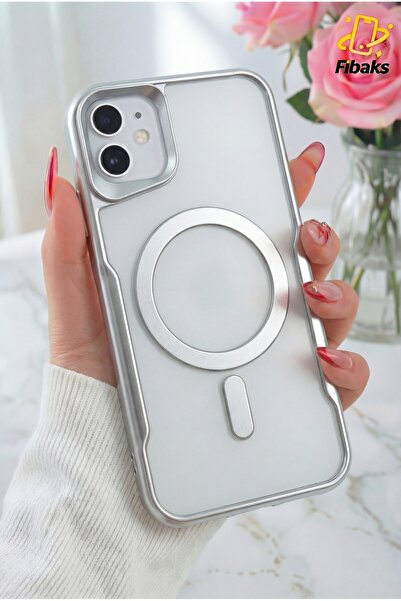 Fibaks iPhone 12/12 Pro Kılıf Prizma Kamera Çıkıntılı Magsafe Şarj Destekli M...