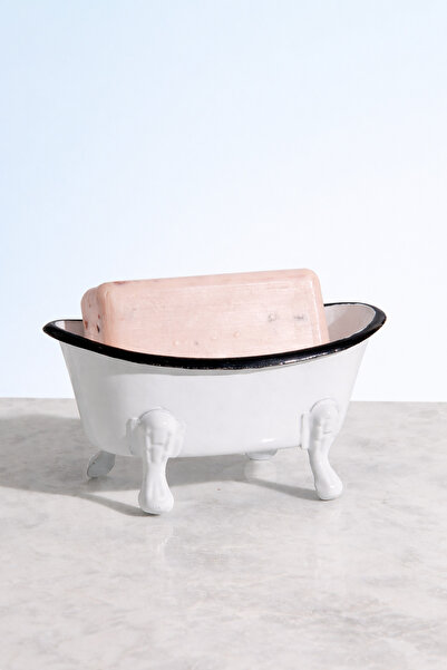 Warm Design موزع صابون حوض الاستحمام المعدني