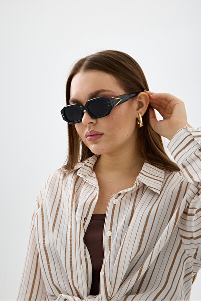 Chunky Frame Pintazo Unisex Vintage Black New Season Colorful Sunglasses