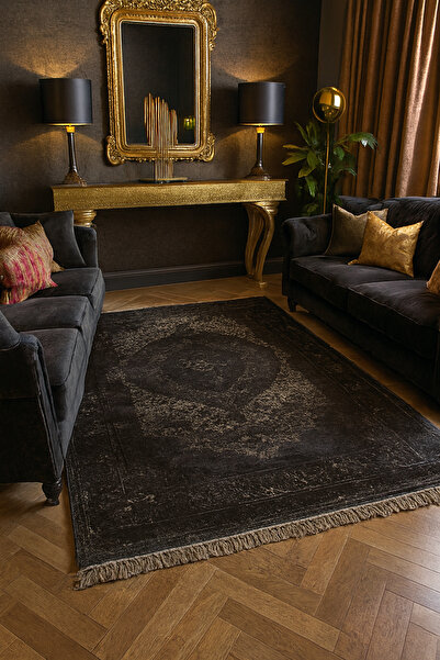 HALI SARAY CONCEPT premium ipek bambu sık dokuma parıltılı muhteşem halı