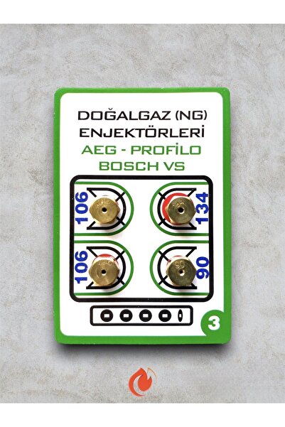 Universal Doğalgaz Ocak Enjektör Meme Montaj Seti - 7'lik Ocak Memesi ve 7'li...