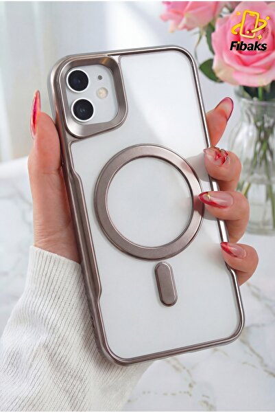 Fibaks iPhone 12/12 Pro Kılıf Prizma Kamera Çıkıntılı Magsafe Şarj Destekli M...